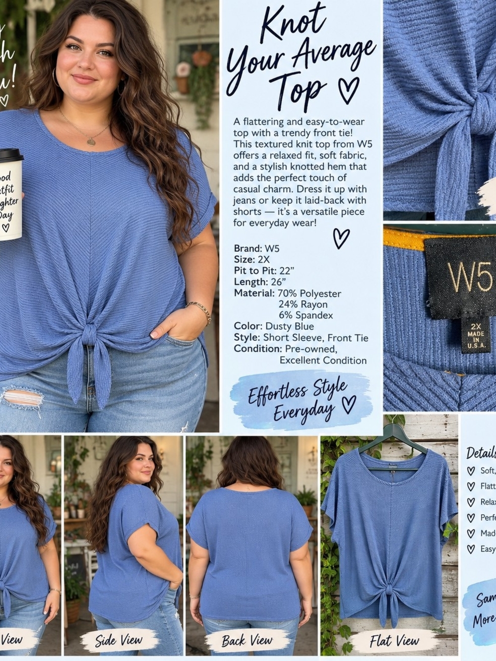 P217 💙 Knot Your Average Top 💙